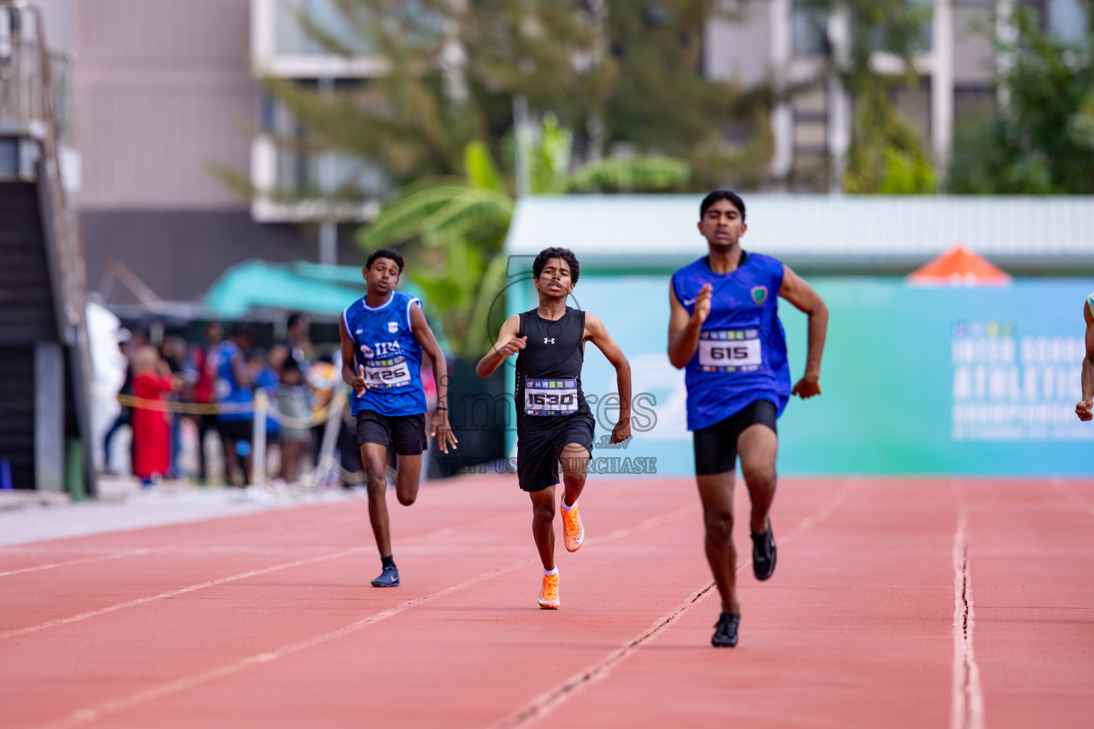 Day 3 of MWSC Interschool Athletics Championships 2024 held in Hulhumale Running Track, Hulhumale, Maldives on Monday, 11th November 2024. 
Photos by: Hassan Simah / Images.mv