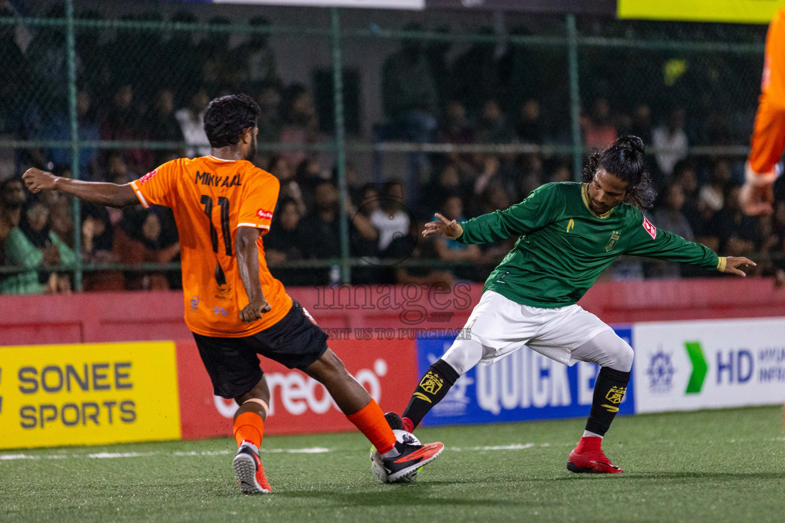 Th Thimarafushi vs Th Hirilandhoo in Day 3 of Golden Futsal Challenge 2024 was held on Wednesday, 17th January 2024, in Hulhumale', Maldives
Photos: Ismail Thoriq / images.mv