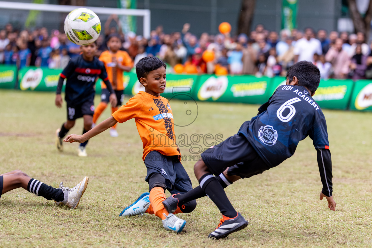 Day 3 of MILO SVAM Juniors 2025 (U-8) was held at Henveiru Stadium in Male', Maldives on Saturday, 28th June 2025. 
Photos: Hassan Simah / images.mv