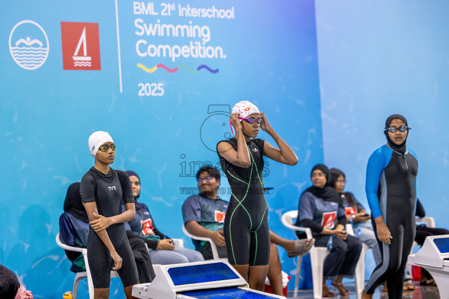 Day 2 of BML 21st Interschool Swimming Competition 2025 was held in Hulhumale' Swimming Pool, Hulhumale', Maldives on Sunday, 12th October 2025. Photos: Ismail Thoriq / images.mv