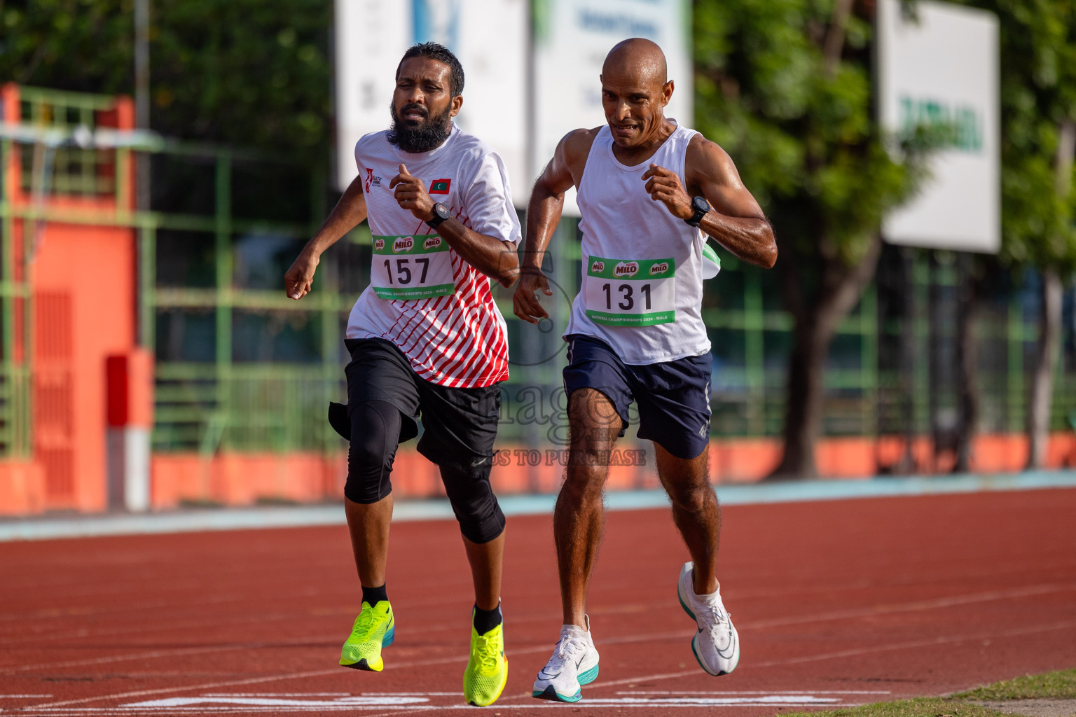 Day 2 of 33rd National Athletics Championship was held in Ekuveni Track at Male', Maldives on Friday, 6th September 2024. Photos: Shuu Abdul Sattar / images.mv