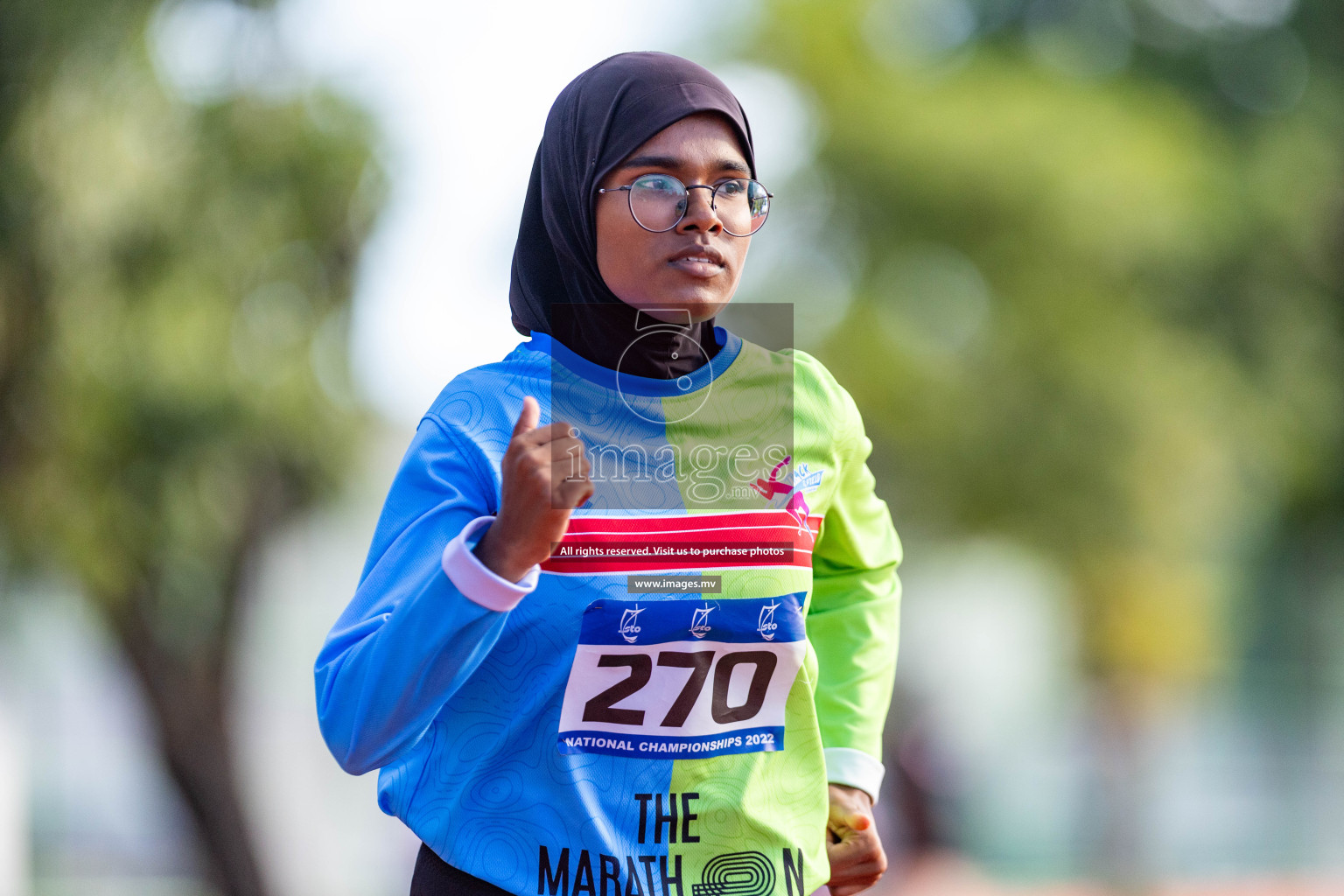 Day 3 of National Athletics Championship 2023 was held in Ekuveni Track at Male', Maldives on Saturday, 25th November 2023. Photos: Nausham Waheed / images.mv