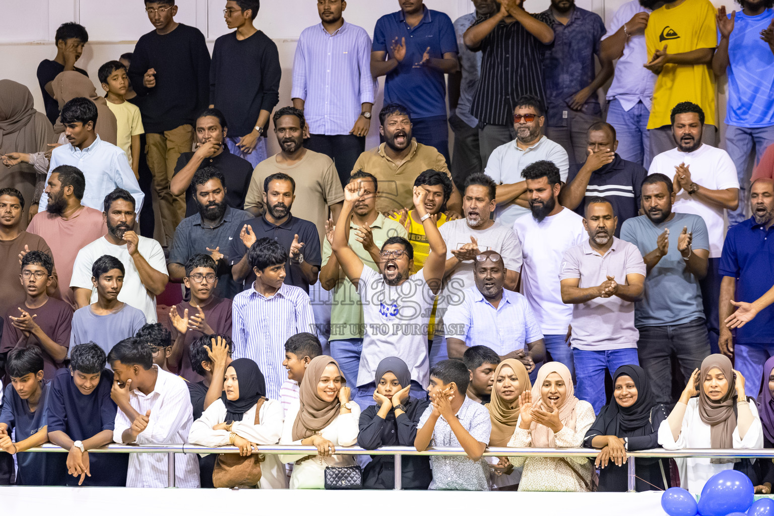 ADh. Maamigili vs Lh. Naifaru in the Finals of MILO Raajje Volley Junior Championship 2025 (U19 Boys) was held in Social Center Indoor Hall, Maldives on Sunday, 28th September 2025. Photos: Mohamed Mahfooz Moosa / images.mv
