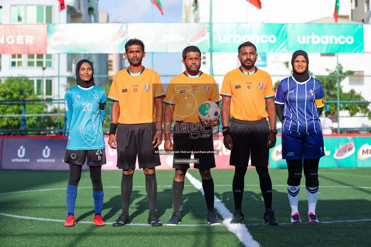 MIRA SC vs Club MYS in 18/30 Futsal Fiesta Classic 2023 held in Hulhumale, Maldives, on Tuesday, 18th July 2023 Photos: Nausham Waheed / images.mv