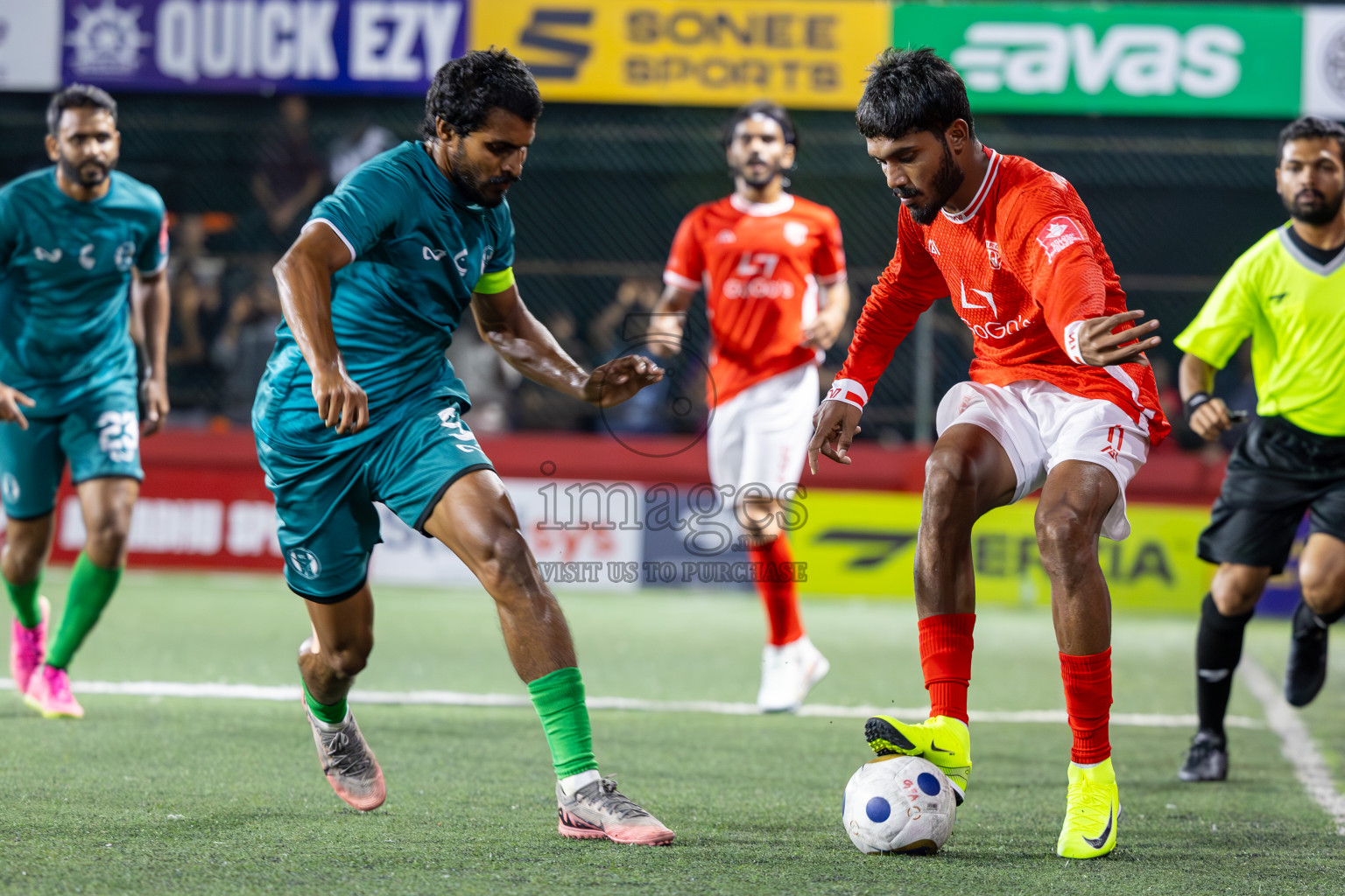 HA Ihavandhoo vs HA Muraidhoo in Day 5 of Golden Futsal Challenge 2025 on Thursday, 9th January 2025, in Hulhumale', Maldives
Photos: Ismail Thoriq / images.mv