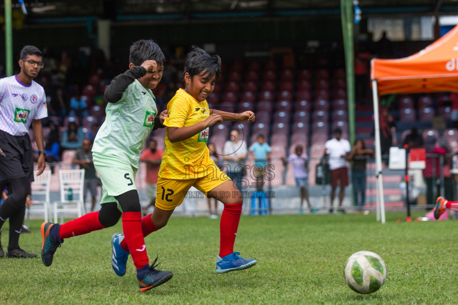 Day 2 of MILO Kids Football Fiesta was held at National Stadium in Male', Maldives on Saturday, 24th February 2024.