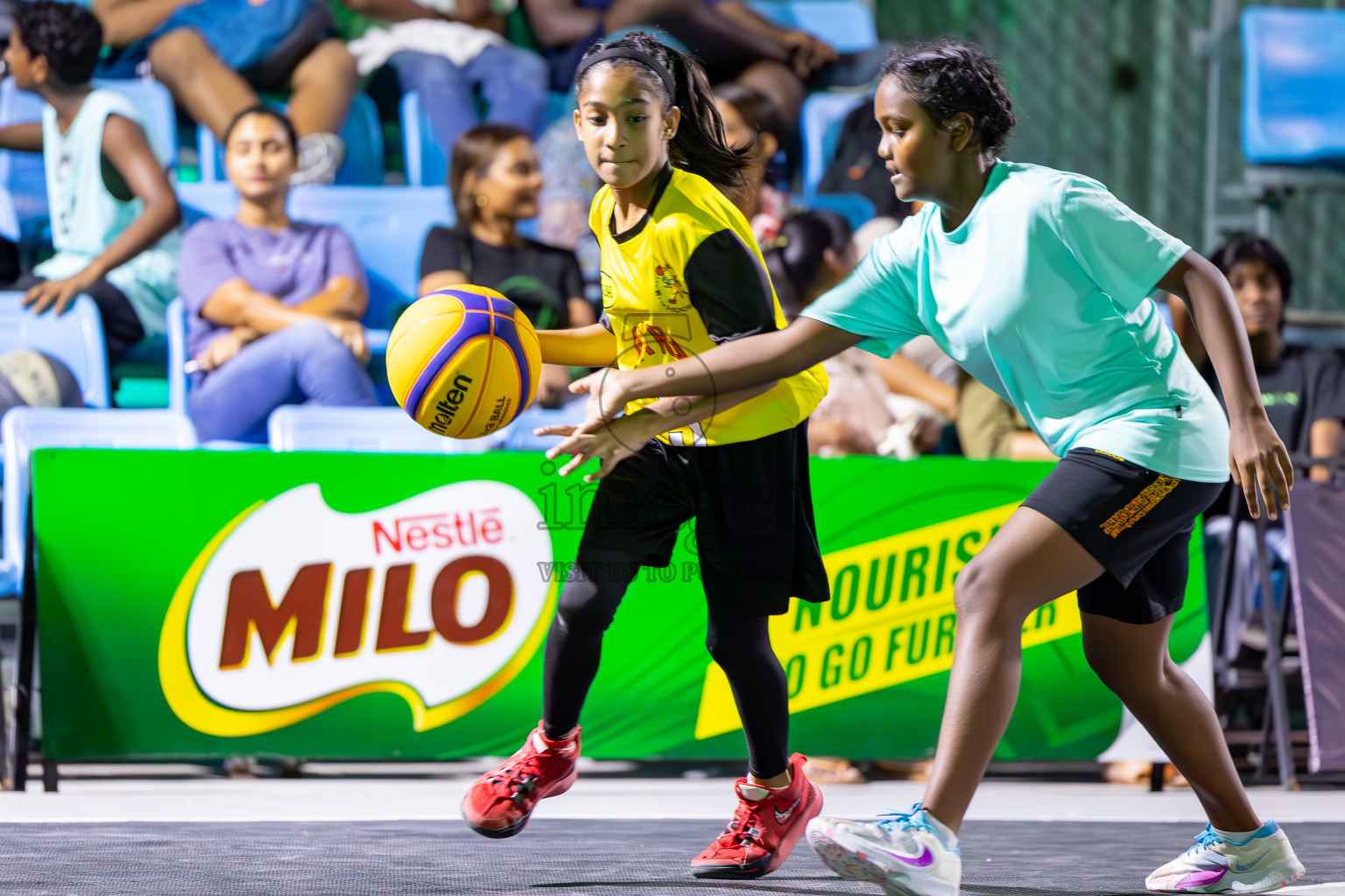 Day 3 of MILO Ramadan 3x3 Challenge 2024 was held in Ekuveni Outdoor Basketball Court at Male', Maldives on Thursday, 14th March 2024.
Photos: Ismail Thoriq / images.mv