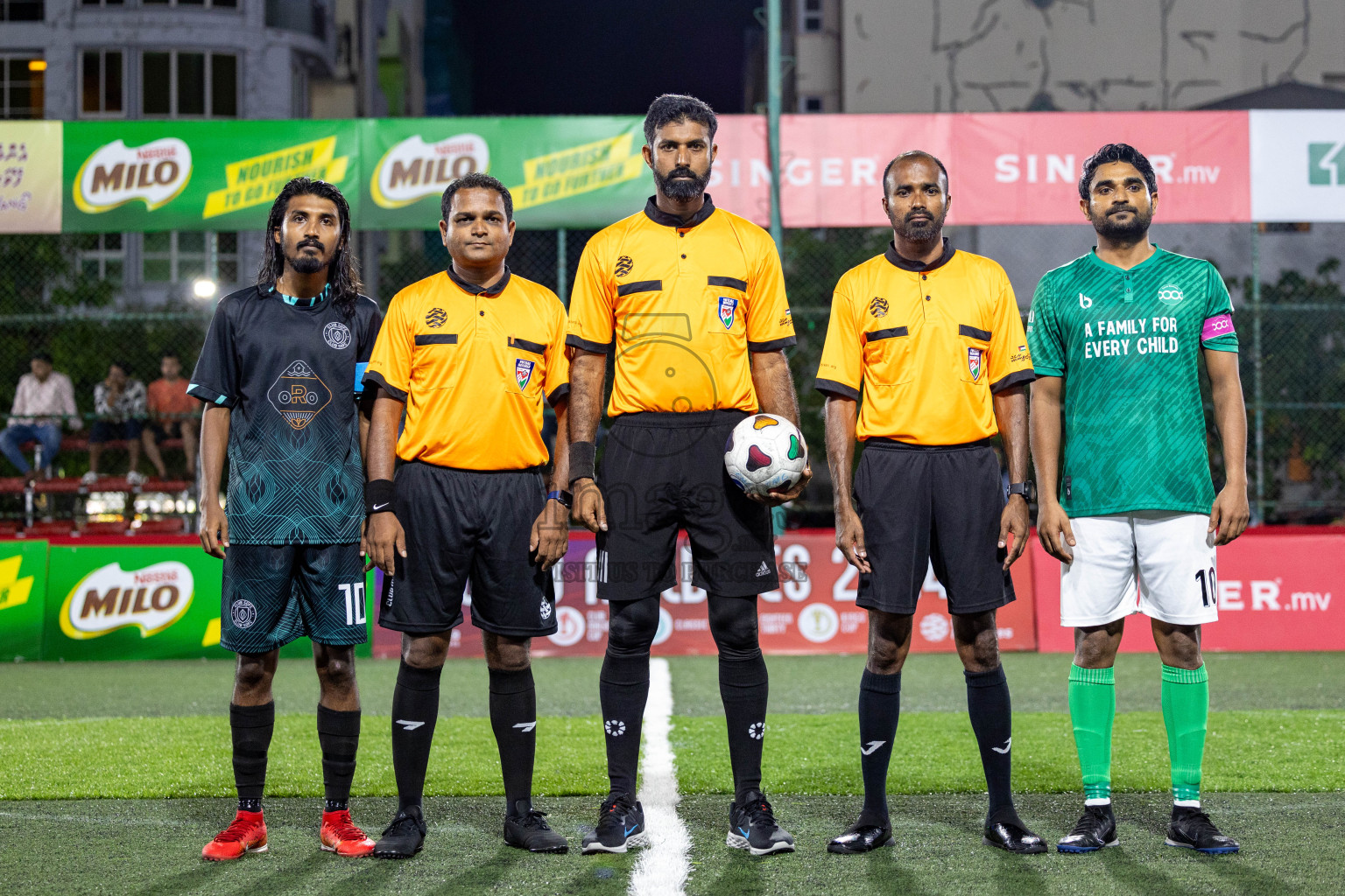 SDFC VS TEAM BADHAHI in Club Maldives Classic 2024 held in Rehendi Futsal Ground, Hulhumale', Maldives on Monday, 9th September 2024. Photos: Nausham Waheed / images.mv