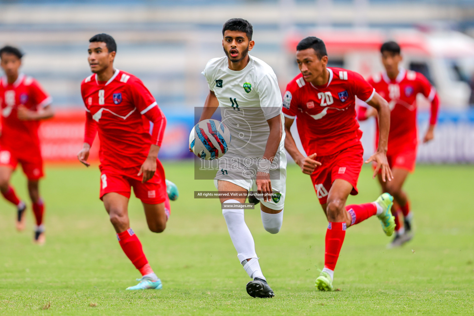 Nepal vs Pakistan in SAFF Championship 2023 held in Sree Kanteerava Stadium, Bengaluru, India, on Tuesday, 27th June 2023. Photos: Nausham Waheed, Hassan Simah / images.mv