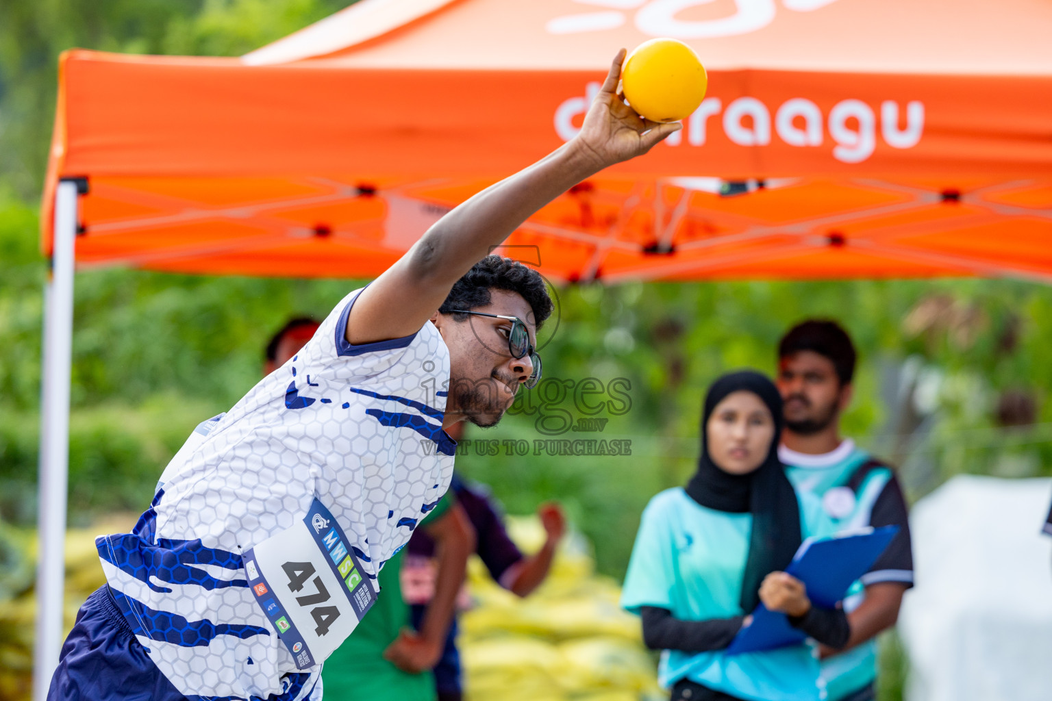 Day 2 of MWSC Interschool Athletics Championships 2024 held in Hulhumale Running Track, Hulhumale, Maldives on Sunday, 10th November 2024. 
Photos by: Hassan Simah / Images.mv