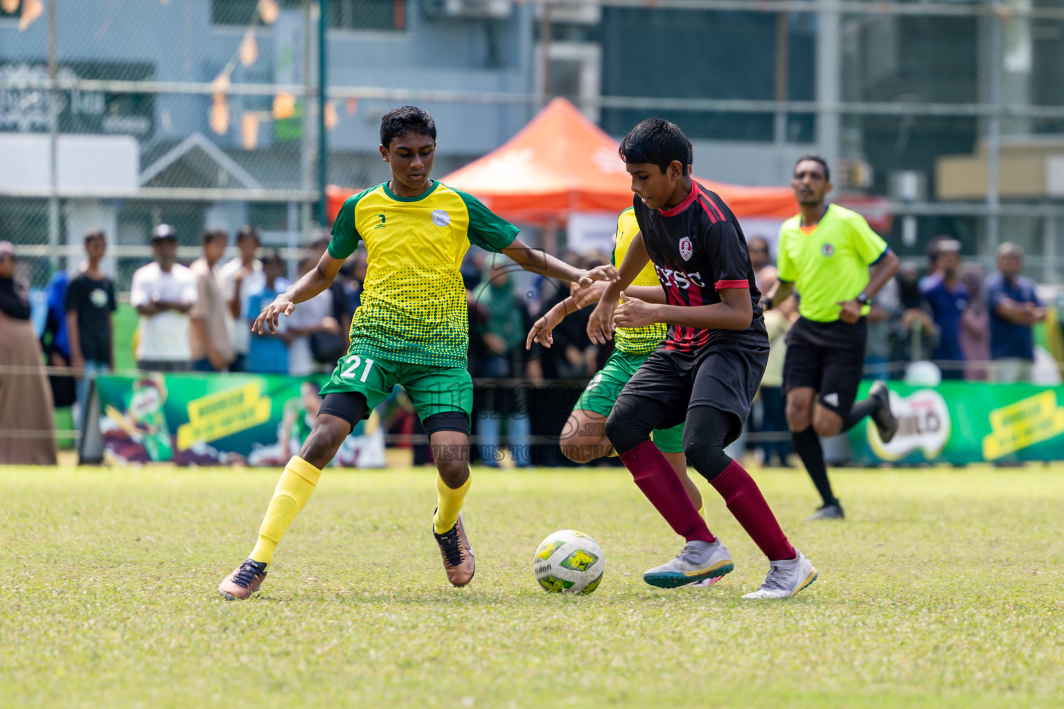 Day 3 of MILO Academy Championship 2024 (U-14) was held in Henveyru Stadium, Male', Maldives on Saturday, 2nd November 2024.
Photos: Hassan Simah / Images.mv