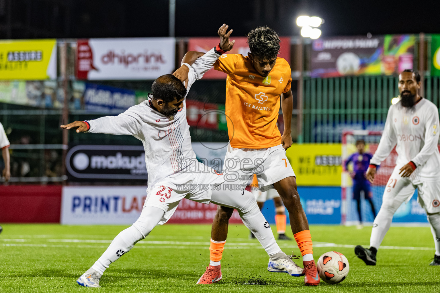 CC Sports Club vs Team Kaashidhoo in Kings Cup of Club Maldives Cup 2025 held in Rehendi Futsal Ground, Hulhumale', Maldives on Monday, 1st September 2025. Photos: Areef, Yasna / images.mv