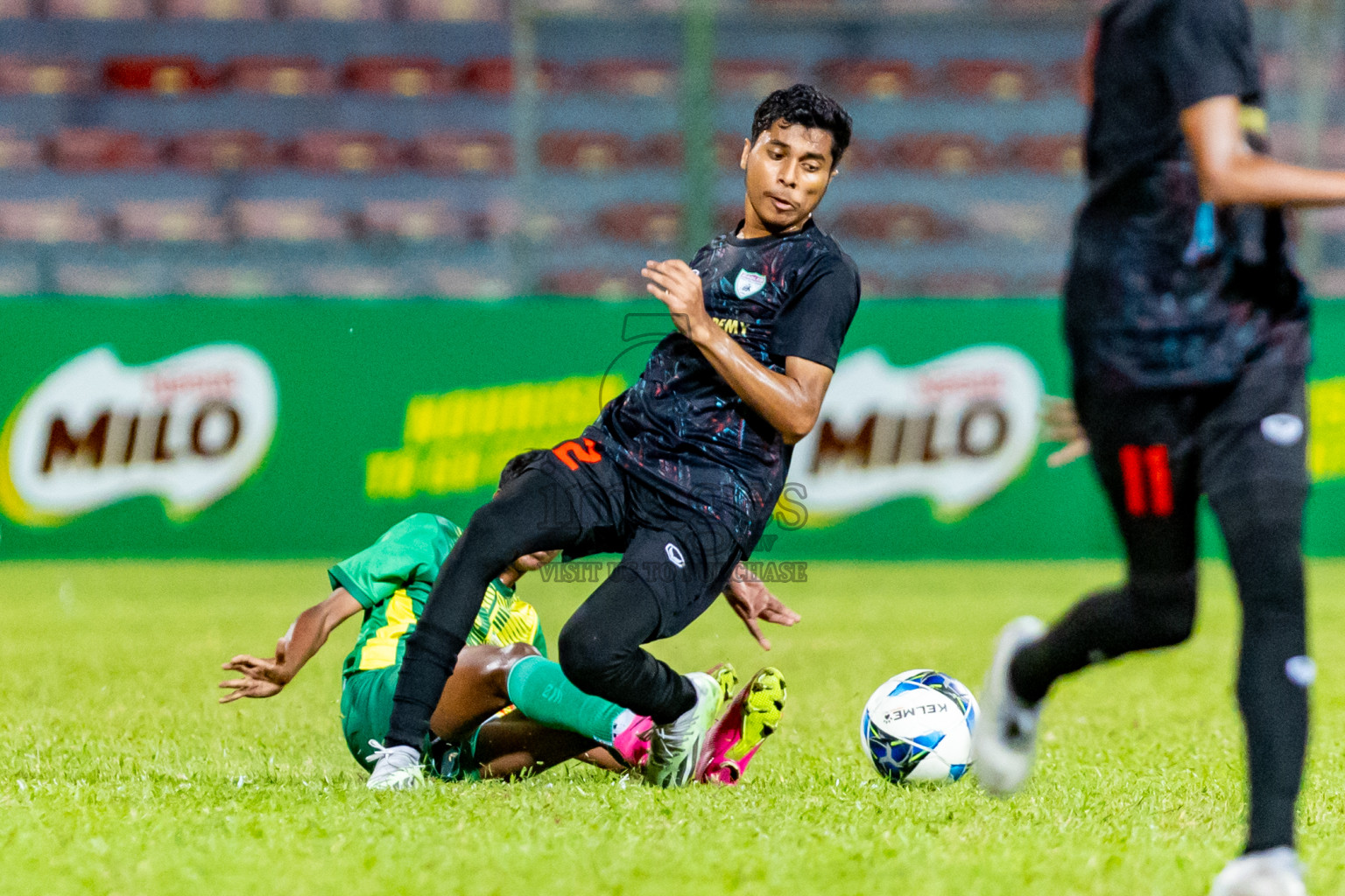 Maziya SRC vs Club Eagles in Day 4 of Under 19 Youth Championship 2024 was held at National Stadium in Male', Maldives on Thursday, 13th June 2024. Photos: Nausham Waheed / images.mv