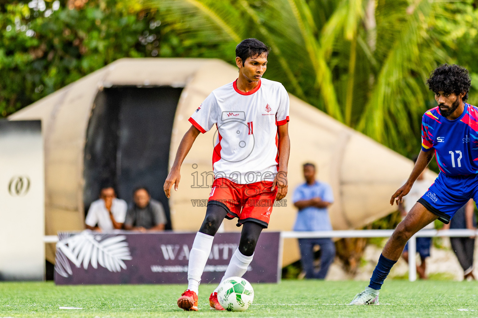 FSM Kuda Huraa vs Oaga in Resort League 2025 (North Male Zone) day 6 was held on Monday, 8th September 2025 in One And Only Reethi Rah Maldives Resort, Photos: Areef Adam / images.mv