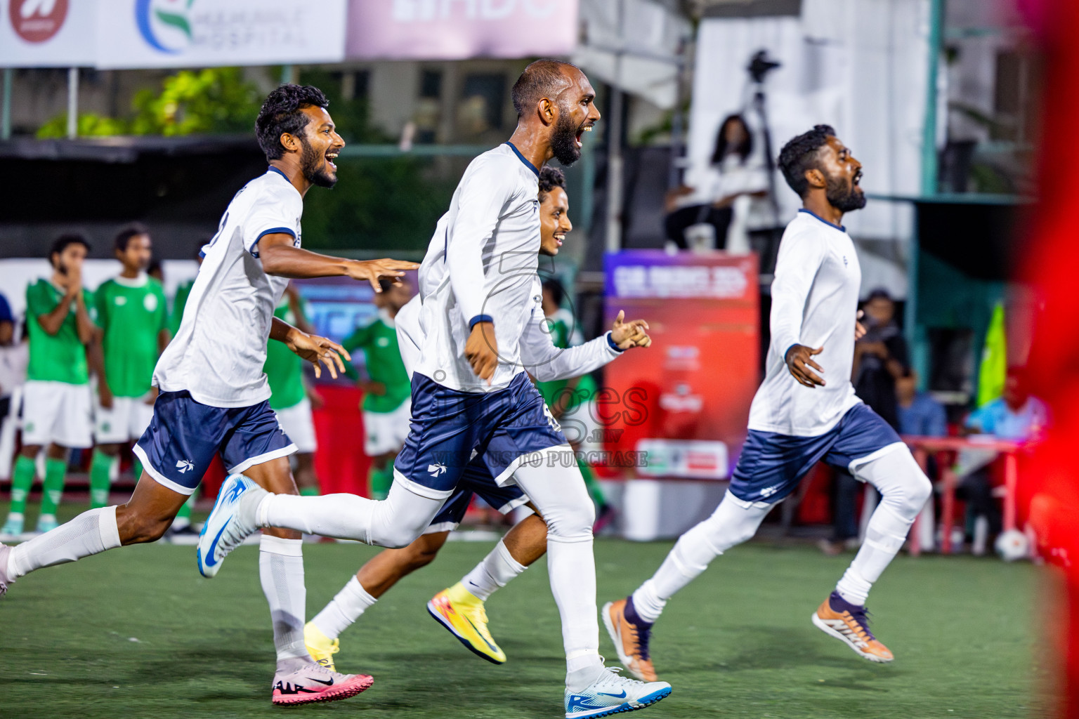 Club HDC vs Team MACL in Round of 16 of Club Maldives Cup 2024 held in Rehendi Futsal Ground, Hulhumale', Maldives on Monday, 7th October 2024. Photos: Nausham Waheed / images.mv