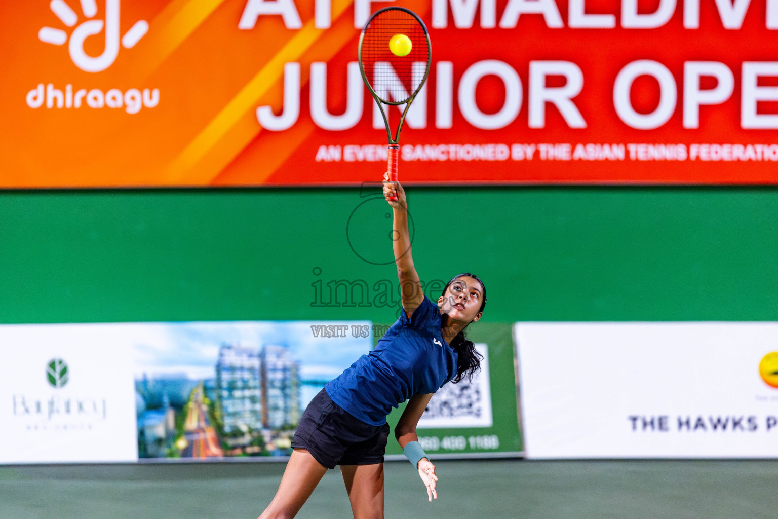 Day 2 of ATF Maldives Junior Open Tennis was held in Male' Tennis Court, Male', Maldives on Tuesday, 10th December 2024. Photos: Nausham Waheed / images.mv