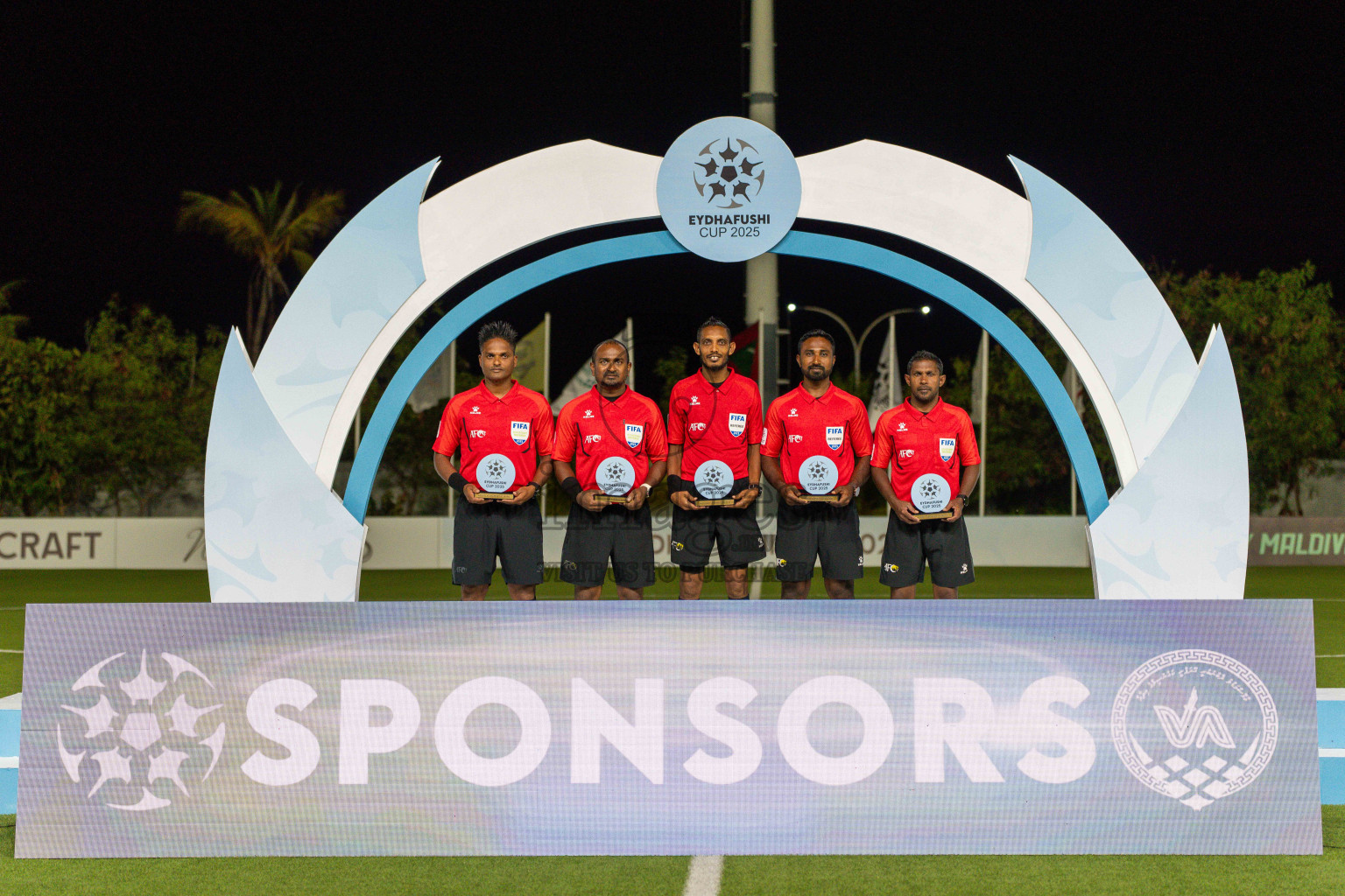 Final Match Irumathi Sports VS Velaa Sports Club in Day 9 of Eydhafushi Cup 2025 held in Eydhafushi Football Stadium at B. Eydhafushi, Maldives on Monday, 15th September 2025. Photos: Arif Rasheed / images.mv