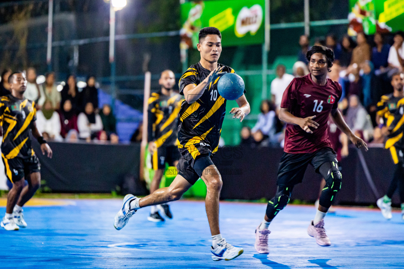 U-19 National Team vs Bangladesh Ansarvdp from Handball International Friendly Series held in Handball ground, Male', Maldives on Sunday, 30th June 2023 Photos: Nausham Waheed/ Images.mv