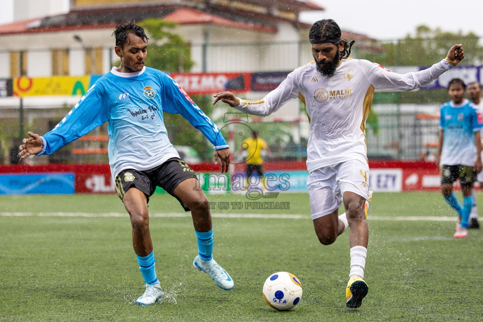 Raa Rasgetheem vs Raa Alifushi  in Day 10 of Golden Futsal Challenge 2025 was held on Tuesday, 14th January 2025, in Hulhumale', Maldives Photos: Shuu Abdul Sattar / images.mv