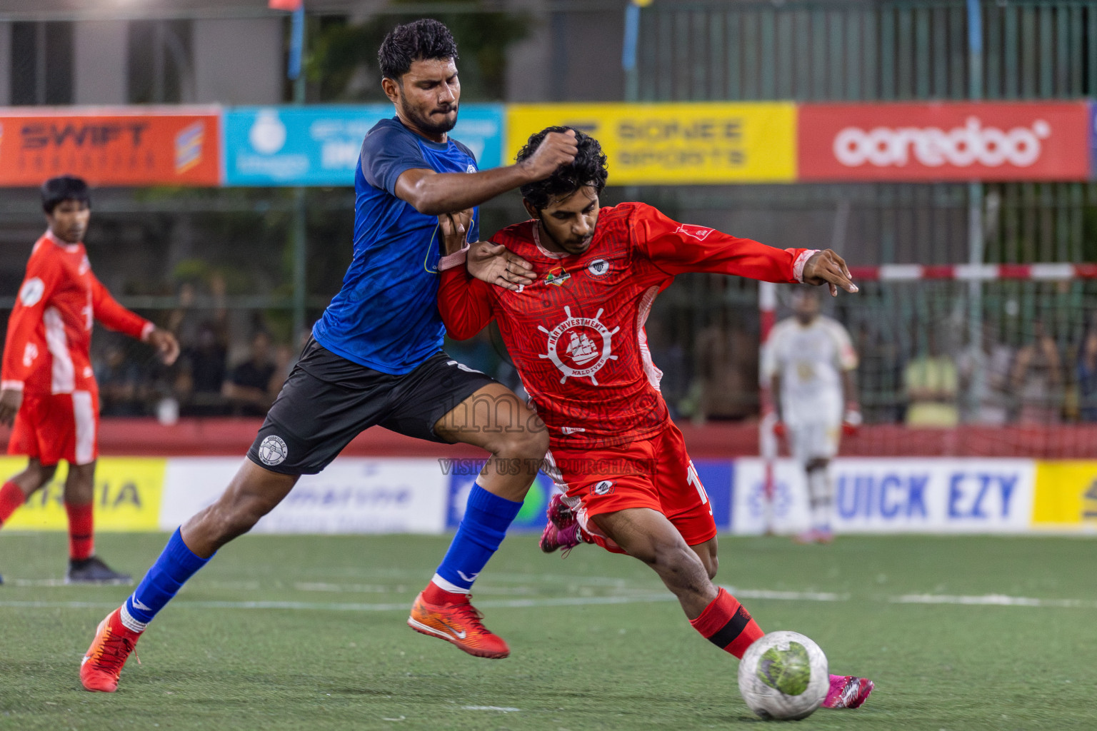 Ha. Maarandhoo vs Ha. Hoarafushi in Day 13 of Golden Futsal Challenge 2024 was held on Saturday, 27th January 2024, in Hulhumale', Maldives Photos: Mohamed Mahfooz Moosa / images.mv