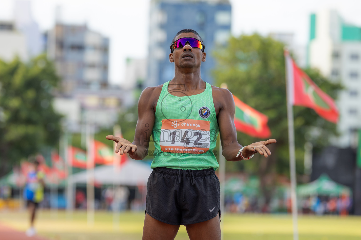 Day 2 of National Athletics Championship 2025 was held at Ekuveni Running Ground in Male', Maldives on Friday, 15th August 2025. Photos: Hasni / images.mv