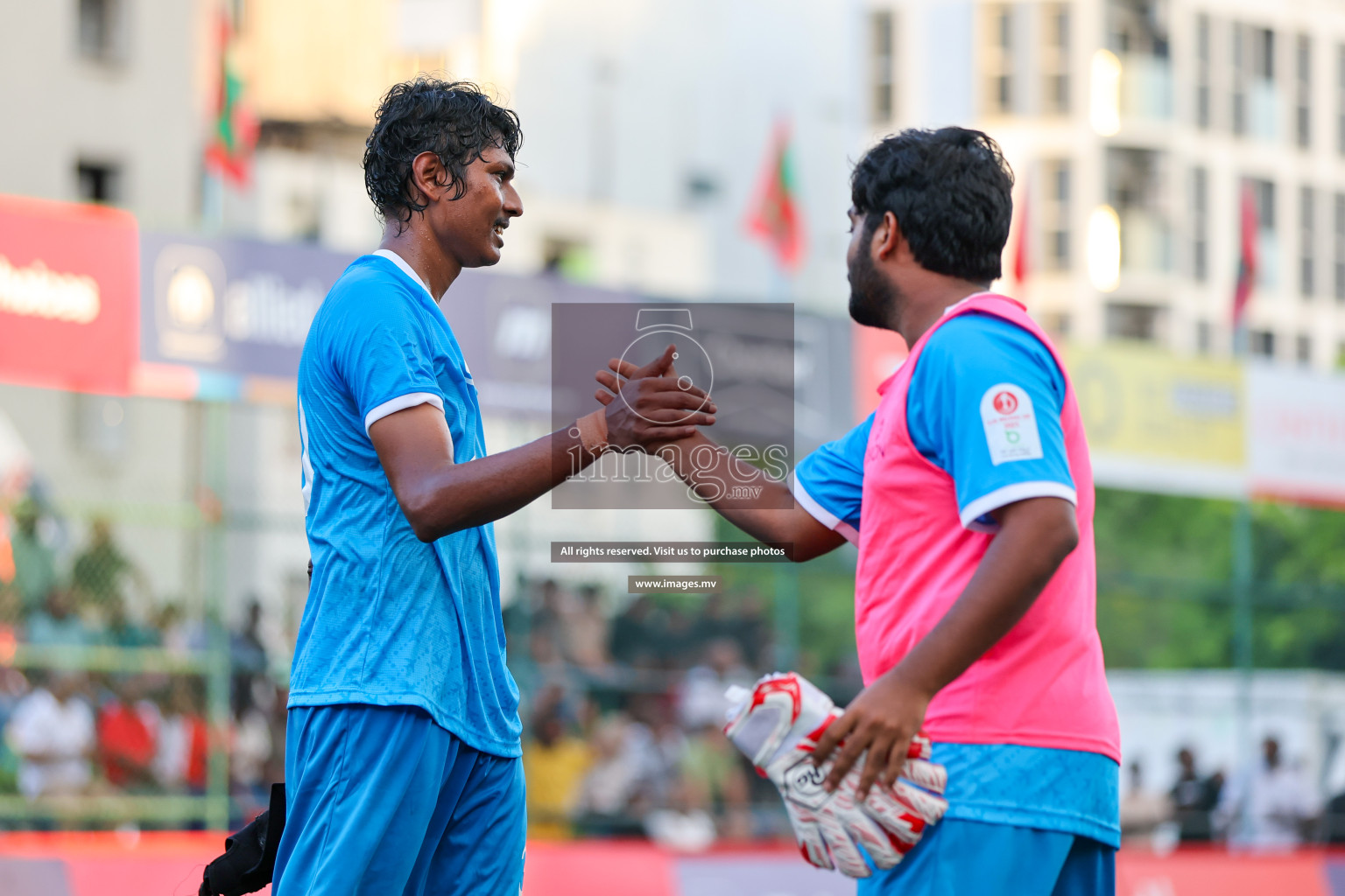 Stelco Club vs Maldivian in Club Maldives Cup 2023 held in Hulhumale, Maldives on 15 July 2023