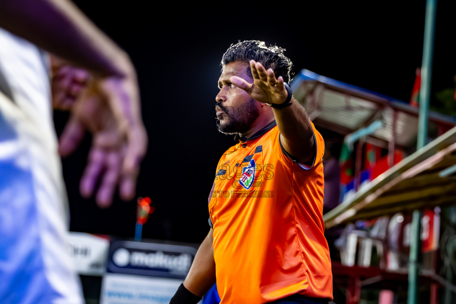 Club DJA vs Team Khaarijee in Day 10 of Club Maldives Cup Classic 2025 was held in Rehendi Futsal Ground, Hulhumale', Maldives on Wednesday, 24th September 2025. Photos: Nausham Waheed / images.mv