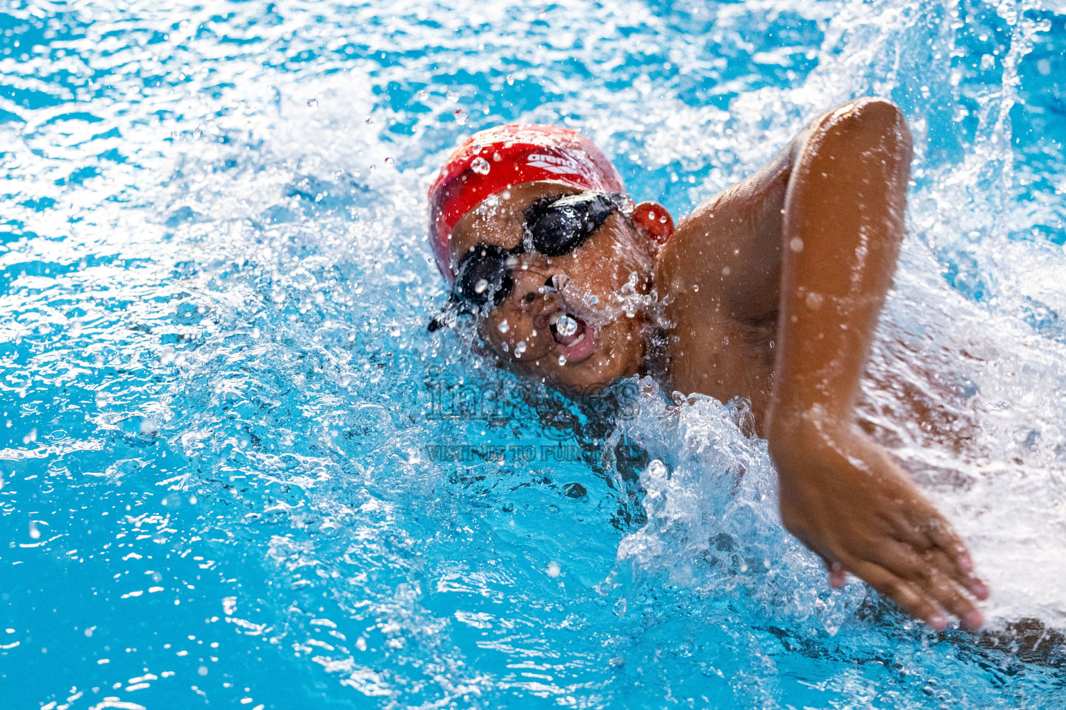 Day 4 of 20th Inter-school Swimming Competition 2024 held in Hulhumale', Maldives on Tuesday, 15th October 2024. Photos: Ismail Thoriq / images.mv