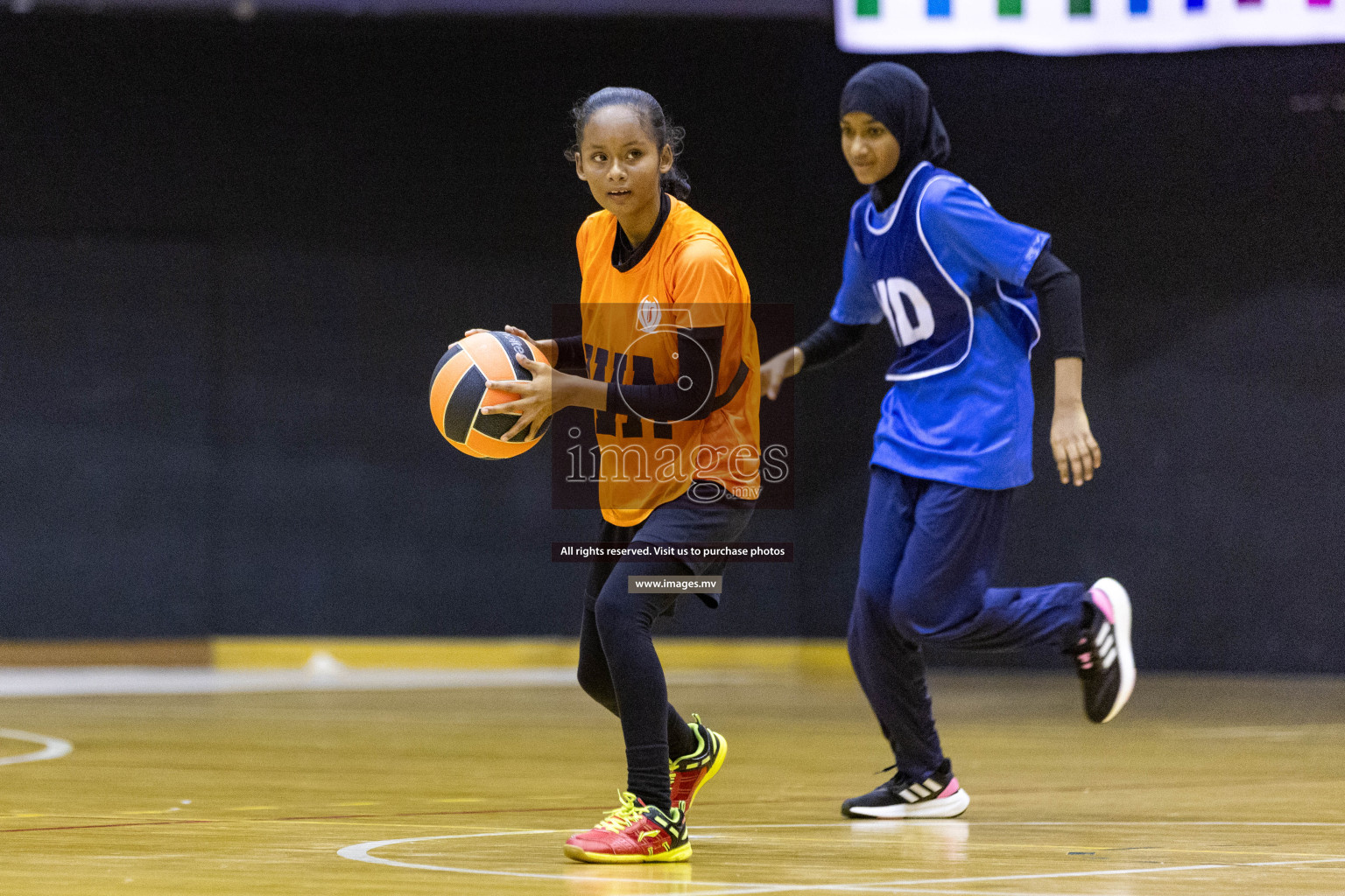 24th Interschool Netball Tournament 2023 was held in Social Center, Male', Maldives on 27th October 2023. Photos: Nausham Waheed / images.mv