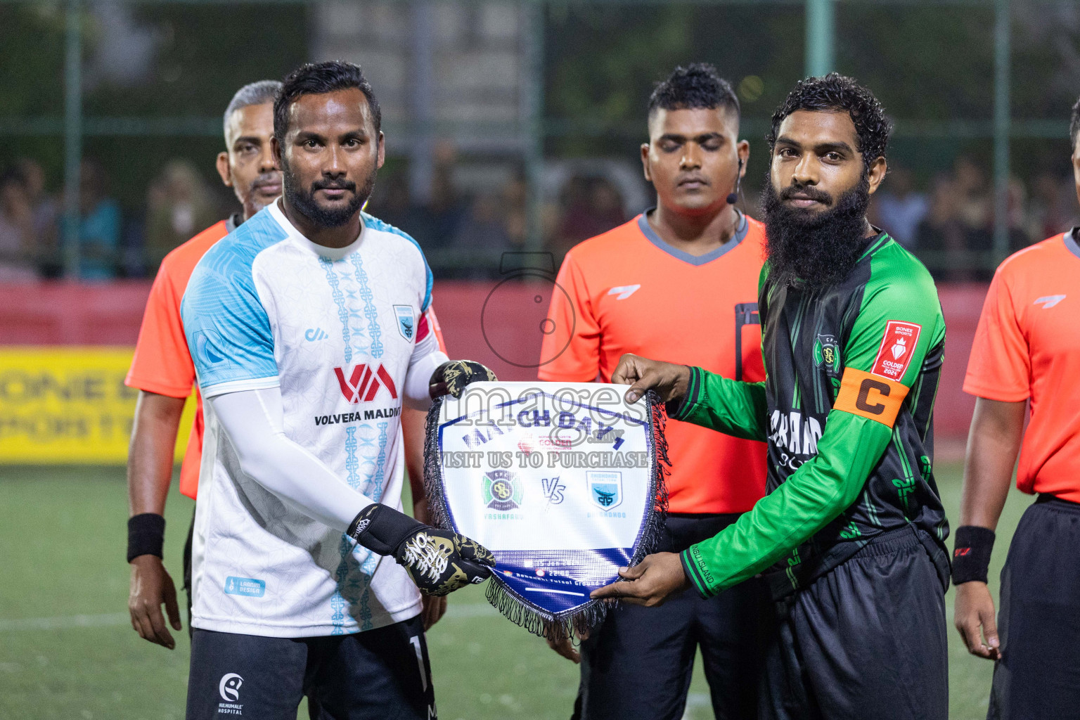 HA. Dhidhdhoo vs HA. Vashafaru in Day 1 of Golden Futsal Challenge 2024 was held on Monday, 15th January 2024, in Hulhumale', Maldives Photos: Nausham Waheed  / images.mv