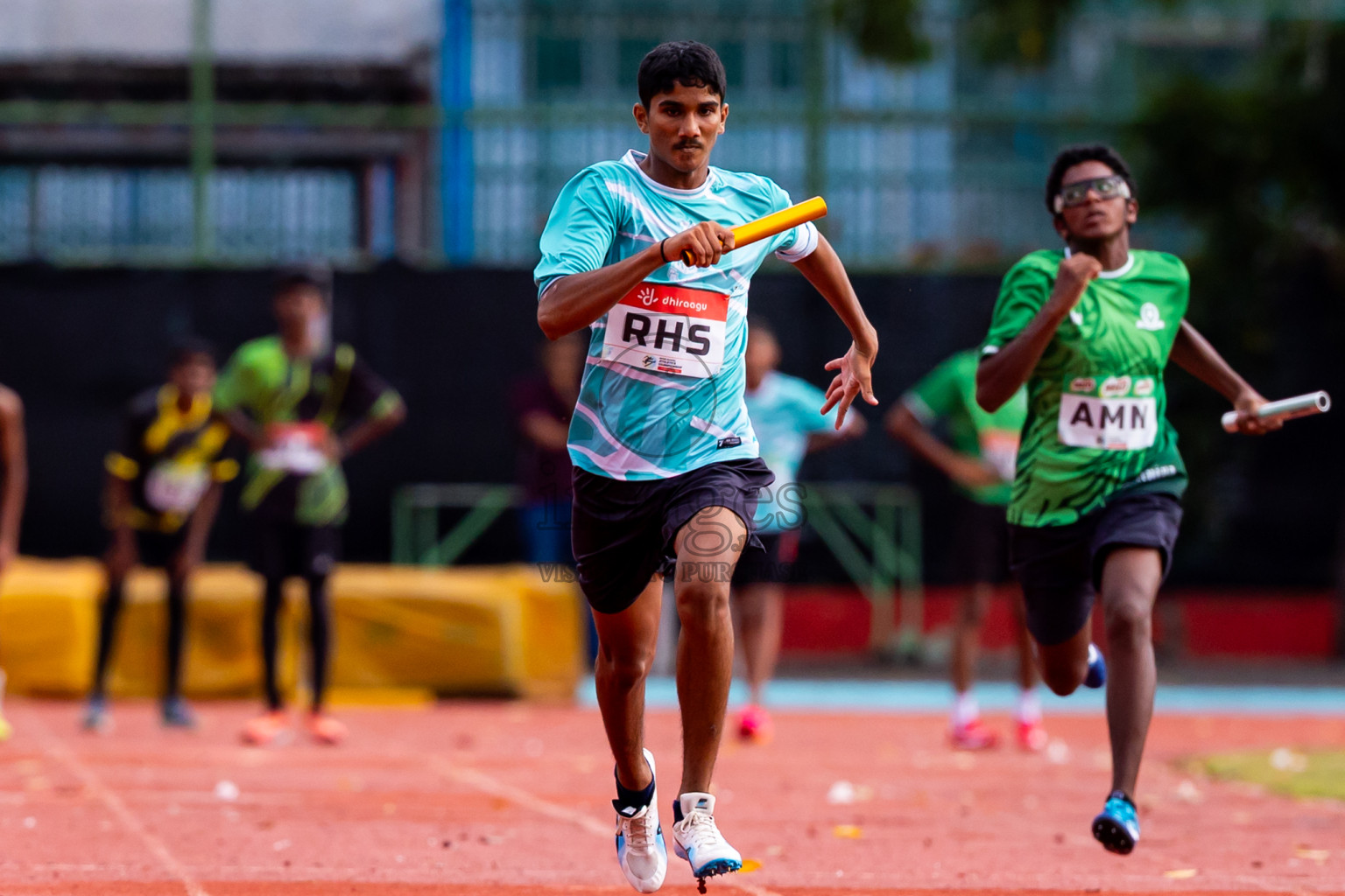 Day 6 of Inter-school Athletics Championship 2025 held in Ekuveni Synthetic Track, Male', Maldives on Sunday, 12th October 2025. Photos by: Nausham Waheed / Images.mv