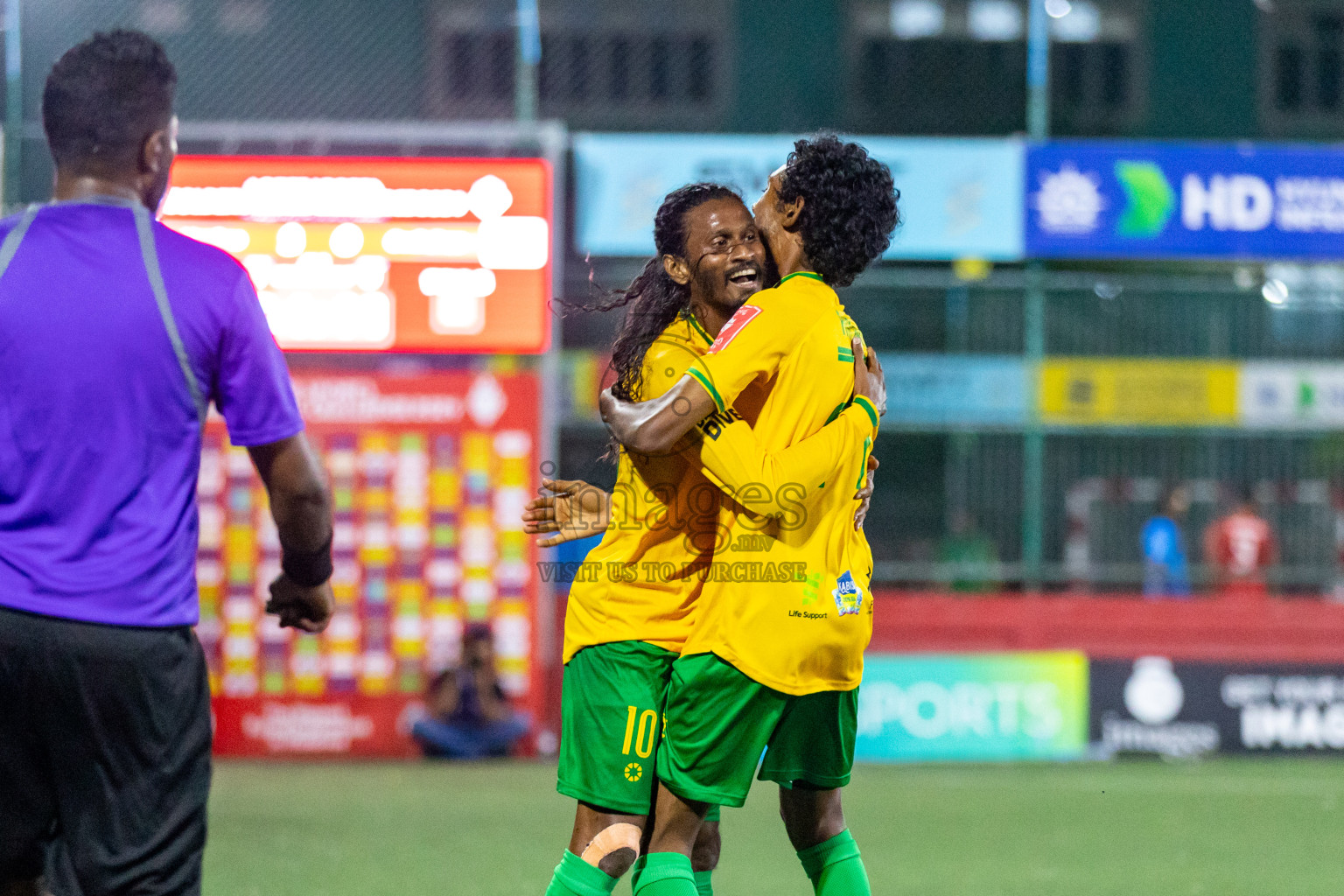 GDh. Vaadhoo VS GDh. Gadhdhoo in Day 23 of Golden Futsal Challenge 2024 was held on Tuesday , 6th February 2024 in Hulhumale', Maldives 
Photos: Hassan Simah / images.mv