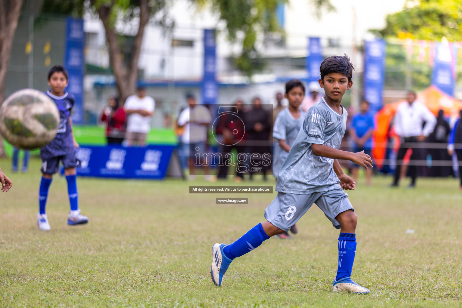 Day 2 of Nestle kids football fiesta, held in Henveyru Football Stadium, Male', Maldives on Thursday, 12th October 2023 Photos: Ismail Thoriq / Images.mv