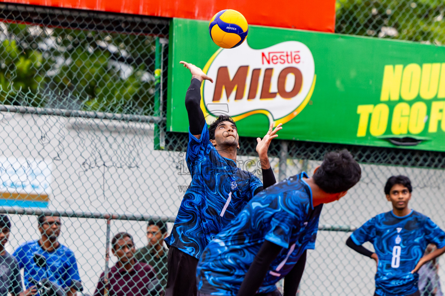 Day 2 of Interschool Volleyball Tournament 2024 was held in Ekuveni Volleyball Court at Male', Maldives on Sunday, 24th November 2024. Photos: Nausham Waheed / images.mv