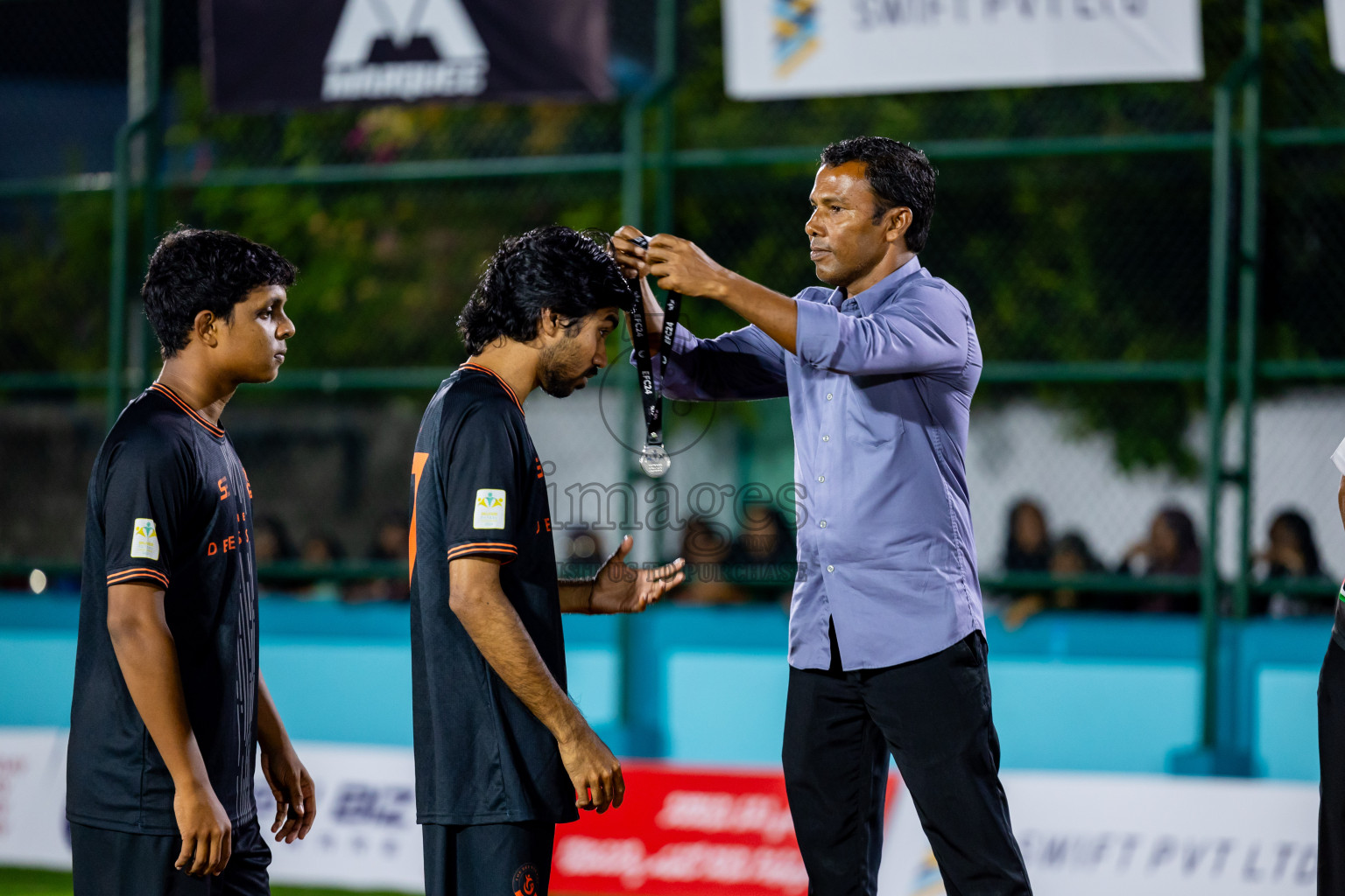 Dee Ess Kay vs Kovigoani in Final of Laamehi Dhiggaru Ekuveri Futsal Challenge 2024 was held on Wednesday, 31st July 2024, at Dhiggaru Futsal Ground, Dhiggaru, Maldives Photos: Nausham Waheed / images.mv