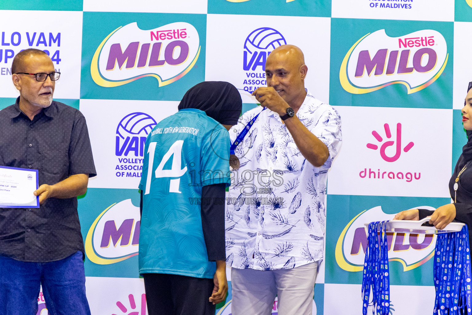 Final of Women's Division of Milo VAM Cup 2024 held in Male', Maldives on Saturday, 13th July 2024 at Social Center Indoor Hall Photos By: Nausham Waheed / images.mv