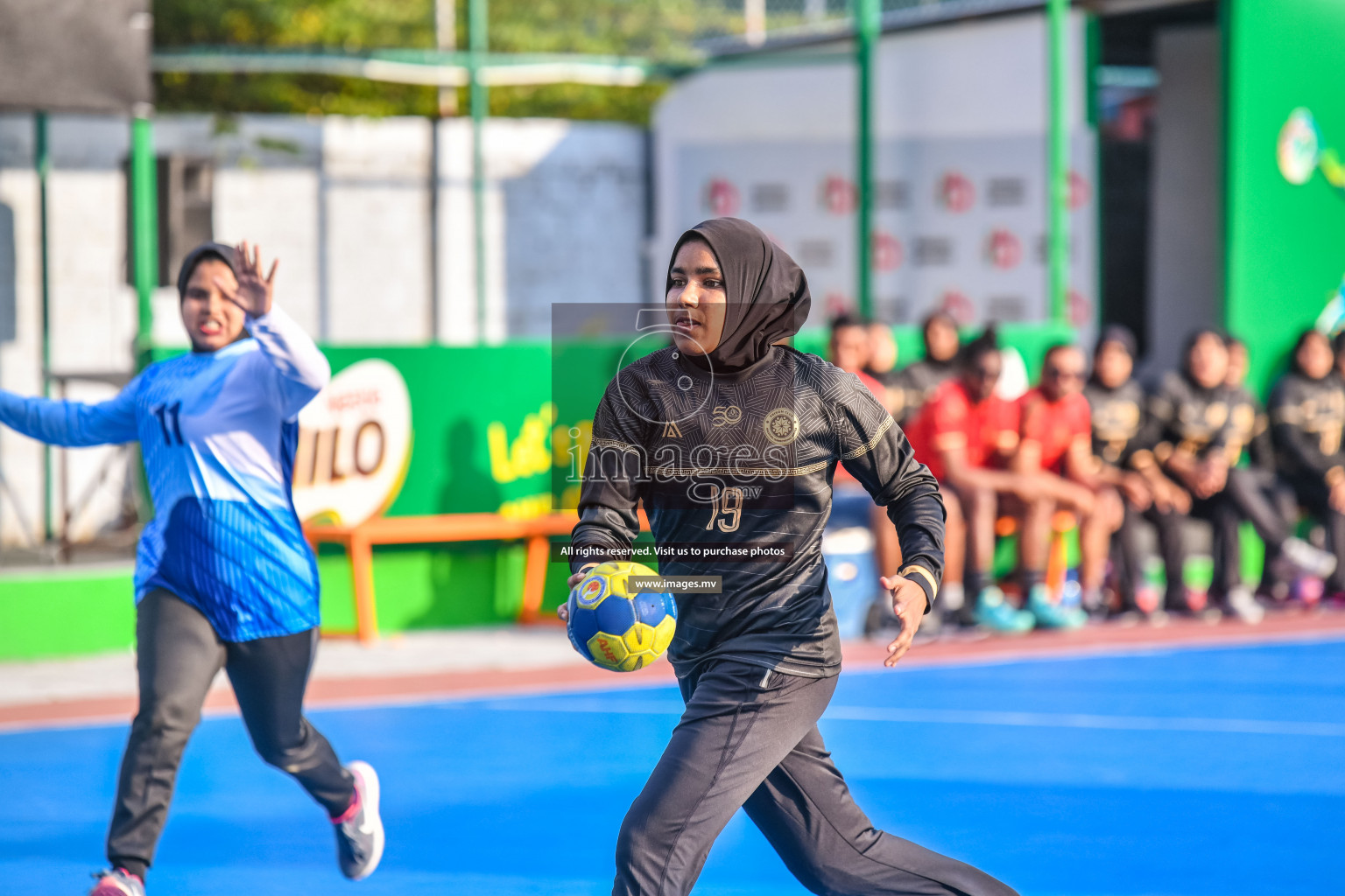 Day 9 of Milo 6th Inter Office Handball Tournament 2022 - Photos by Nausham Waheed