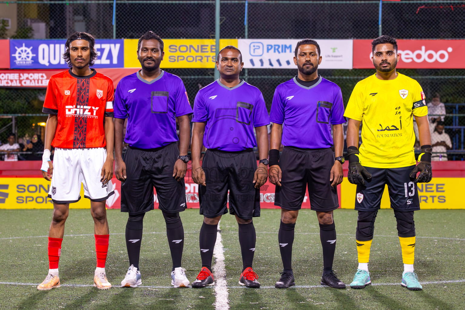 L Maamendhoo vs L Hithadhoo in Day 20 of Golden Futsal Challenge 2024 was held on Saturday , 3rd February 2024 in Hulhumale', Maldives Photos: Ismail Thoriq / images.mv