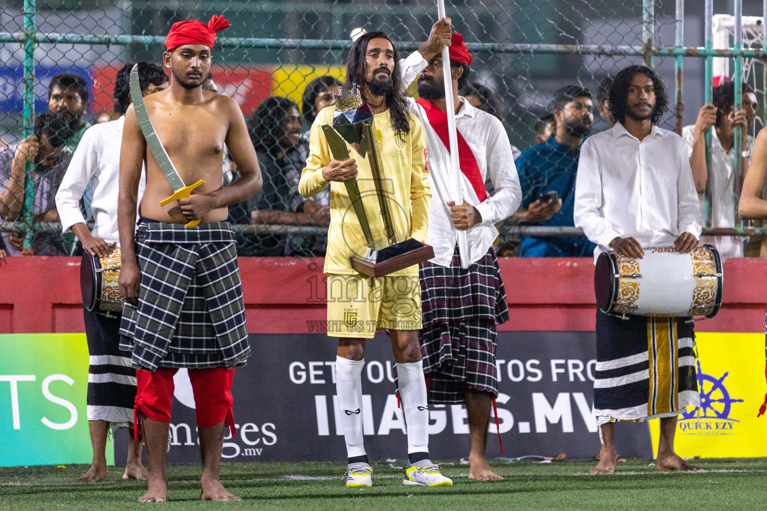 Opening of Golden Futsal Challenge 2024 with Charity Shield Match between L.Gan vs Th. Thimarafushi was held on Sunday, 14th January 2024, in Hulhumale', Maldives Photos: Ismail Thoriq / images.mv