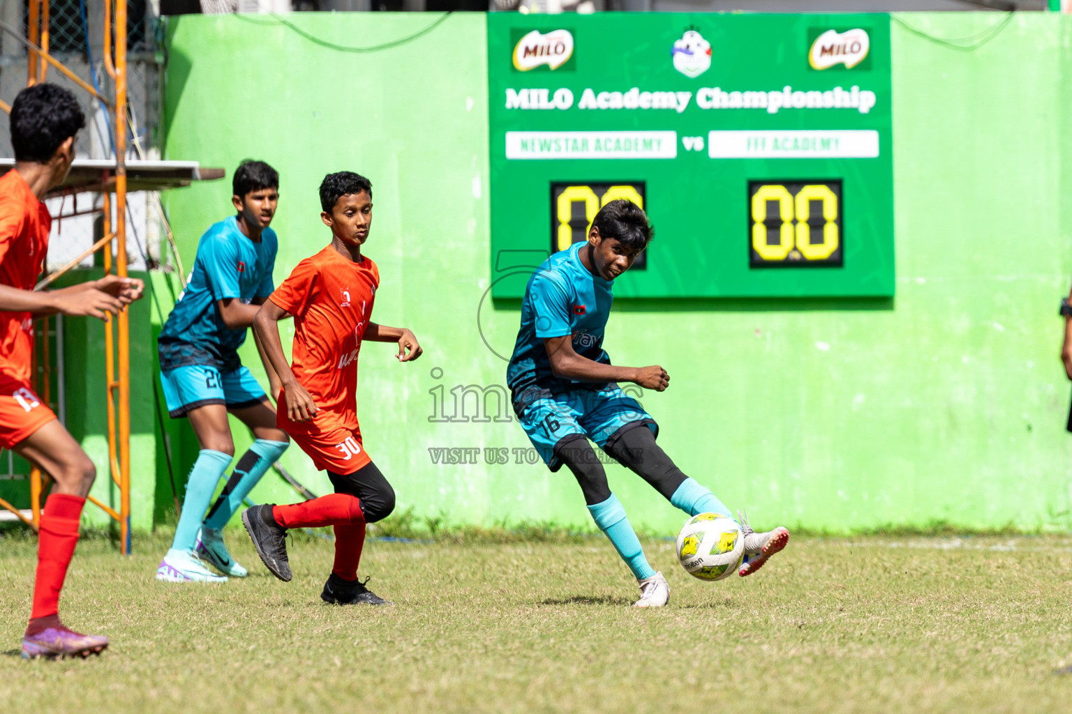 Day 4 of MILO Academy Championship 2024 (U-14) was held in Henveyru Stadium, Male', Maldives on Sunday, 3rd November 2024. 
Photos: Hassan Simah / Images.mv