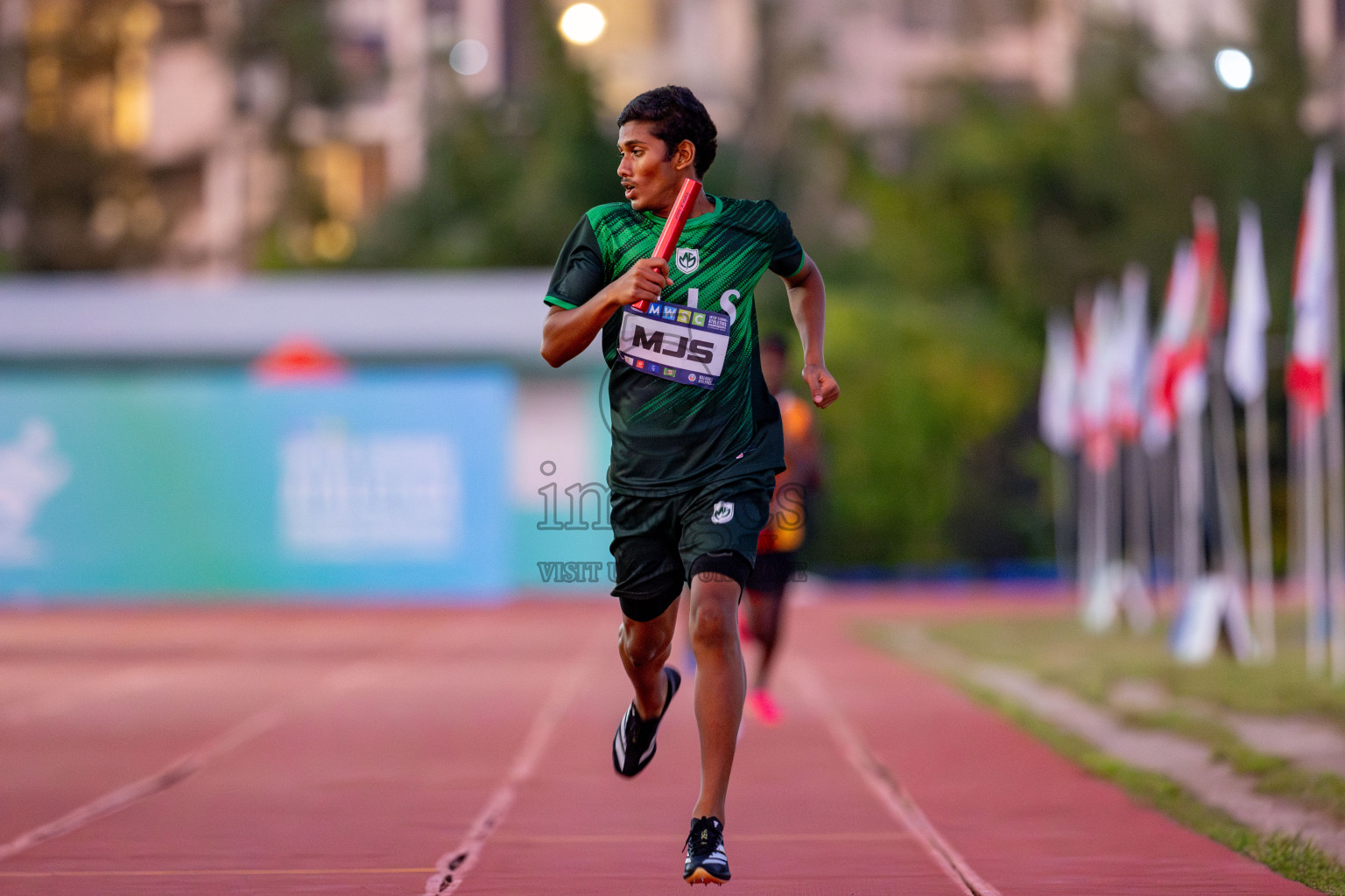 Day 4 of MWSC Interschool Athletics Championships 2024 held in Hulhumale Running Track, Hulhumale, Maldives on Tuesday, 12th November 2024. Photos by: Nausham Waheed / Images.mv