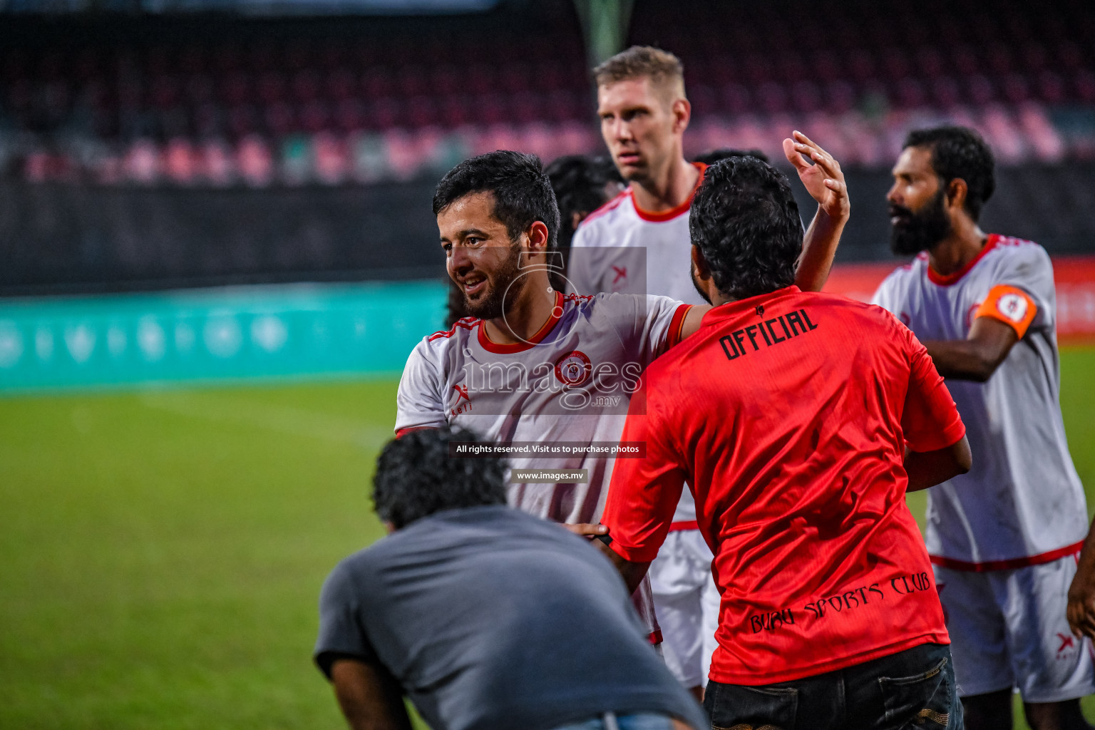 Buru Sports Club vs New Radiant Sports Club in the 2nd Division 2022 on 14th Aug 2022, held in National Football Stadium, Male', Maldives Photos: Nausham Waheed / Images.mv