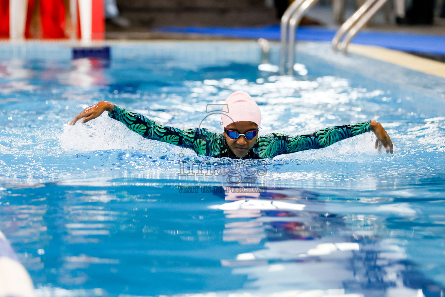 Day 1 of BML 6th National Kids Swimming Kids Festival 2025 held in Hulhumale', Maldives on Monday, 3rd November 2024. Photos: Hassan Simah / images.mv