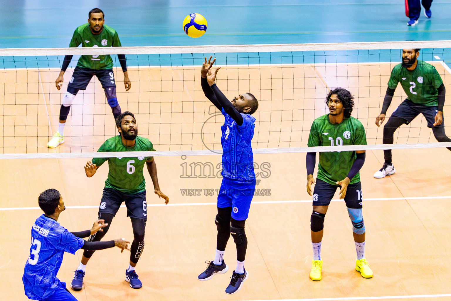 Police Club vs Club HDC in Semi Final of MILO VAM Cup 2024 Men's Division was held in Social Center Indoor Hall on Friday, 1st September 2024. Photos: Nausham Waheed / images.mv