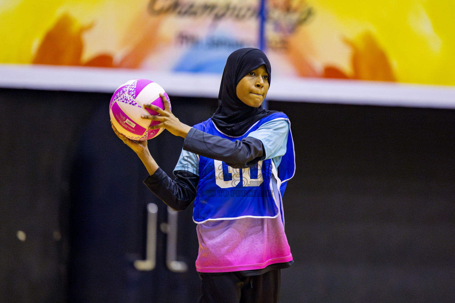 Young Netters B vs N Sports Academy B in Day 3 of 3rd Netball Junior Championship, held at Social Center on Tuesday, 21st January 2025 . Photos: Nausham Waheed / images.mv