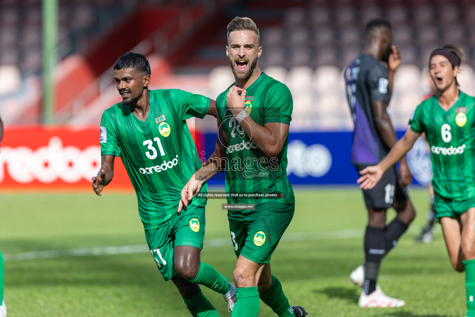 Maziya Sports & Recreation Club vs Odisha FC in the group stage of AFC Cup 2023 held in the National Stadium, Male, Maldives, on Tuesday 7th November 2023. Photos: Mohamed Mahfooz Moosa