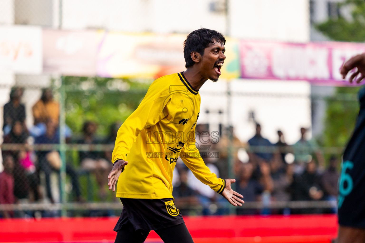 F Nilandhoo vs F Magoodhoo in Day 12 of Golden Futsal Challenge 2025 was held on Thursday, 16th January 2025, in Hulhumale', Maldives Photos: Nausham Waheed  / images.mv