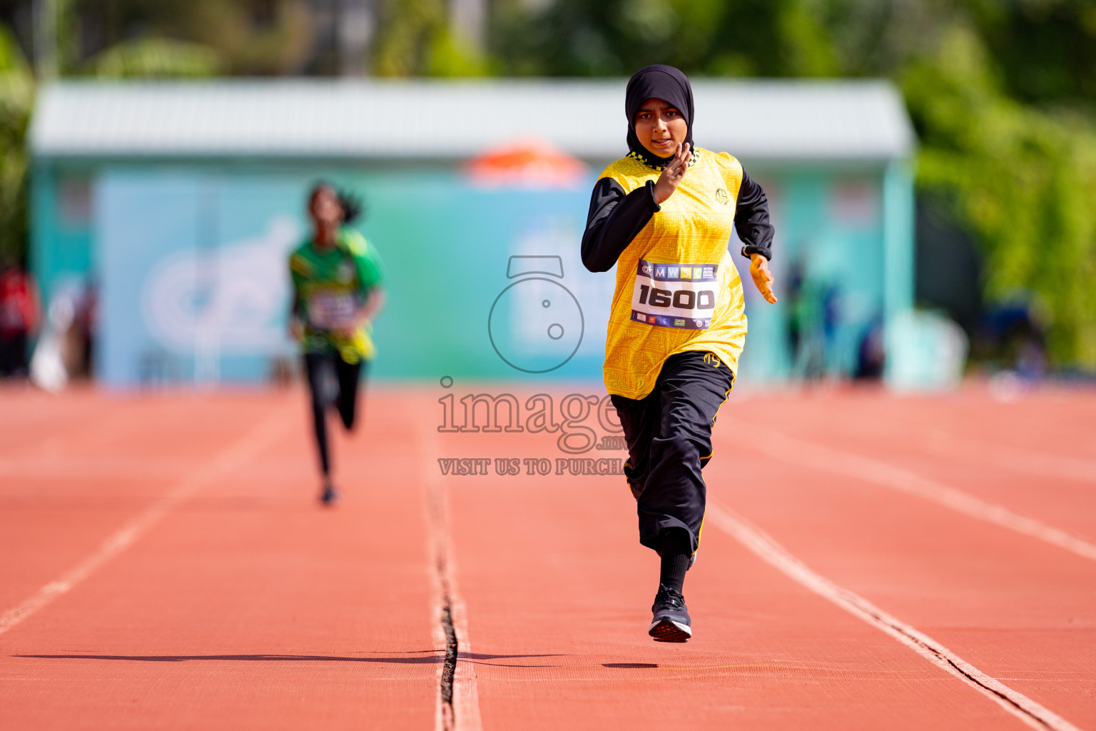 Day 3 of MWSC Interschool Athletics Championships 2024 held in Hulhumale Running Track, Hulhumale, Maldives on Monday, 11th November 2024. 
Photos by: Hassan Simah / Images.mv