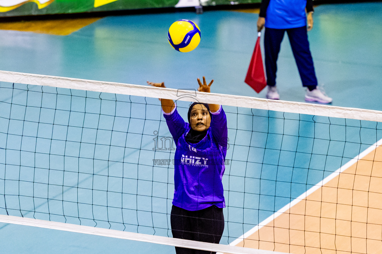 Semi Final of Women's Division of Milo VAM Cup 2024 held in Male', Maldives on Friday, 12th July 2024 at Social Center Indoor Hall Photos By: Nausham Waheed / images.mv