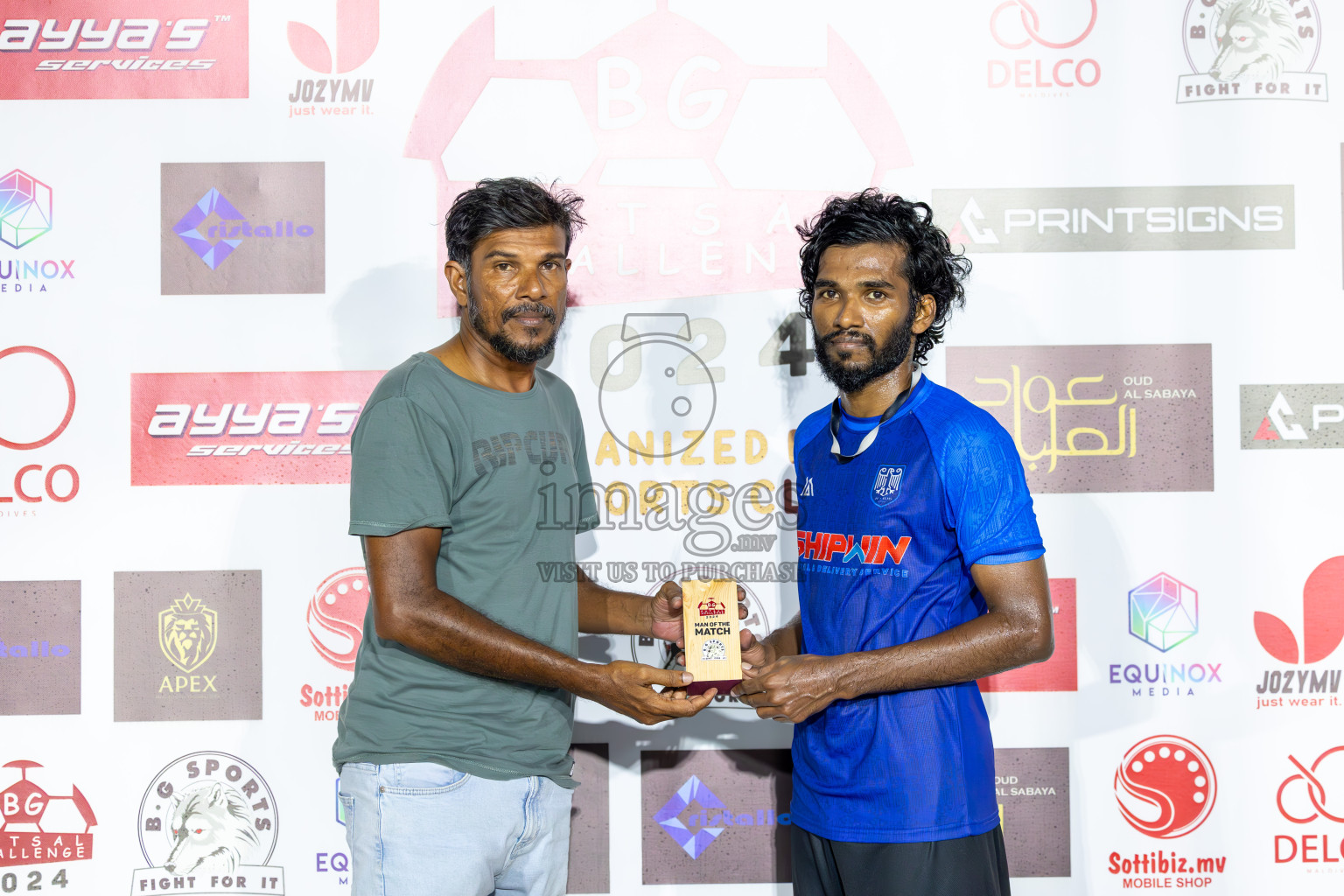 Baakee Sports Club vs FC Calms Blue in Day 9 of BG Futsal Challenge 2024 was held on Wednesday, 20th March 2024, in Male', Maldives
Photos: Ismail Thoriq / images.mv